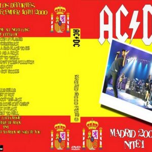 ACDC 2000-12-10 Palacio de los Deportes, Madrid, Spain DVD