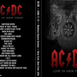 ACDC 2008-11-13 New York City, NY DVD