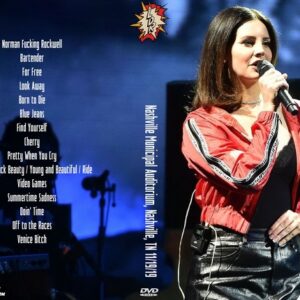 Lana Del Rey 2019-11-19 Nashville Municipal Auditorium, Nashville, TN DVD