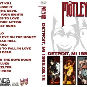 Motley Crue 1985-09-15 Detroit, MI DVD