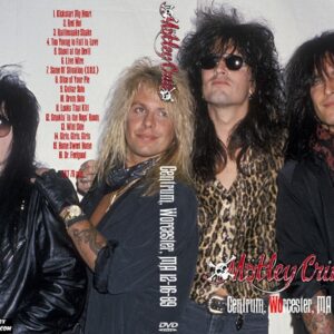 Motley Crue 1989-12-16 Centrum, Worcester, MA DVD