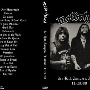 Motorhead 2000-11-29 Ice Hall, Tampere, Finland DVD