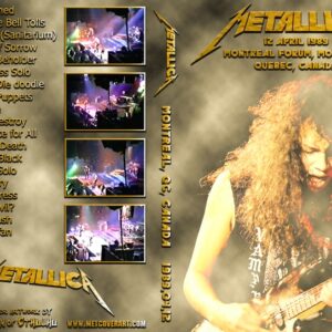 Metallica 1989-04-12 Montreal Forum, Montreal, Canada DVD
