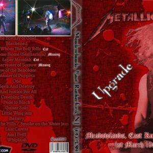Metallica 1989-03-01 Meadowlands, East Rutherford, NJ DVD