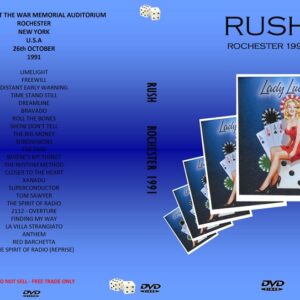 Rush 1991-10-26 Rochester, NY DVD