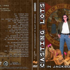 Rush 1992-02-26 Casting Lots In Jacksonville, FL DVD