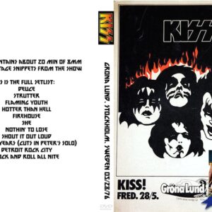 Kiss 1976-05-28 Grona Lund, Stockholm, Sweden DVD