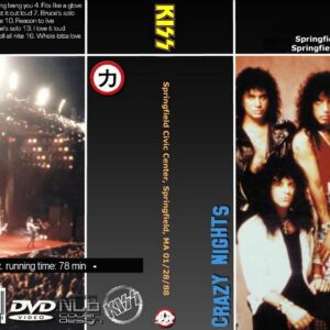 Kiss 1988-01-28 Springfield Civic Center, Springfield, MA DVD