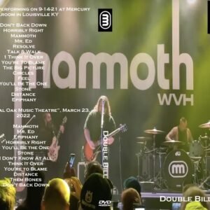Mammoth WVH Double Bill DVD
