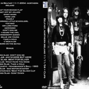 Raging Slab 2004-11-11 Belfast, Northern Ireland DVD