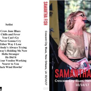 Samantha Fish 2017-10-14 Crescent City Blues, New Orleans, LA DVD