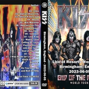 KISS 2023-06-05 Birmingham, England DVD