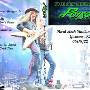Poison 2022-06-18 Hard Rock Stadium, Miami Gardens, FL DVD