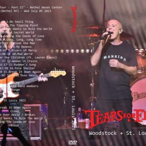 Tears For Fears 2023 Woodstock + St. Louis DVD