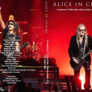 Alice in Chains 2023-10-05 Yaamava' Theater, Highland, CA DVD