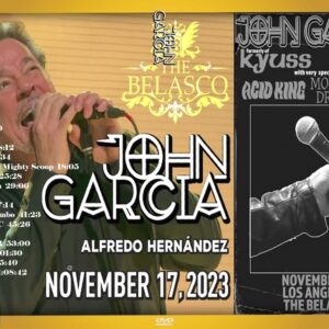 John Garcia 2023-11-17 The Belasco Los Angeles CA DVD