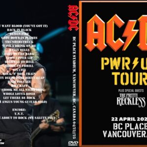 ACDC 2025-04-22 BC Place Stadium, Vancouver, BC, Canada DVD