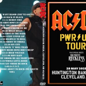 ACDC 2025-05-28 Last Show in USA, Cleveland, OH DVD