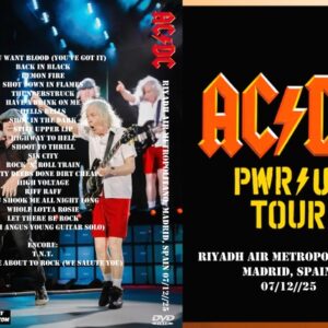 ACDC 2025-07-12 Riyadh Air Metropolitano, Madrid, Spain DVD