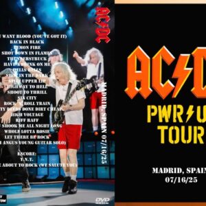 ACDC 2025-07-16 Madrid, Spain DVD