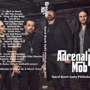 Adrenaline Mob 2017 Hard Rock Cafe Pittsburgh, PA DVD