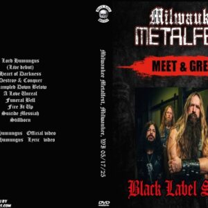 Black Label Society 2025-05-17 Milwaukee Metalfest, Milwaukee, WI DVD