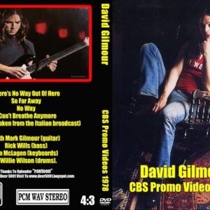 David Gilmour 1978 CBS Promotional Videos DVD