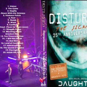 Disturbed 2025-03-02 Enterprise Center, St. Louis, MO DVD