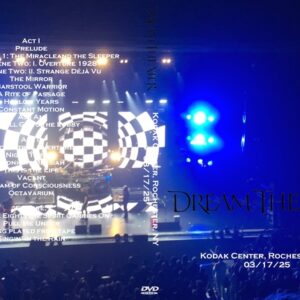 Dream Theater 2025-03-17 Kodak Center, Rochester, NY DVD