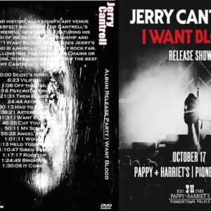 Jerry Cantrell 2024 Album Release Party I Want Blood DVD