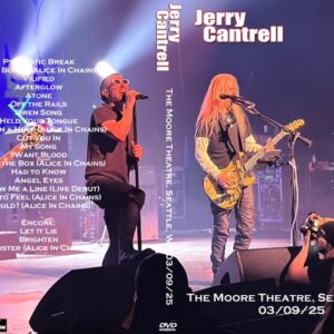 Jerry Cantrell 2025-03-09 The Moore Theatre, Seattle, WA DVD