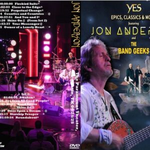 Jon Anderson 2025-06-25 The Paramount Theater, Austin, TX DVD