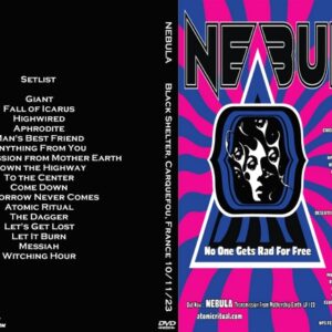 NEBULA 2023-10-11 Black Shelter, Carquefou, France DVD