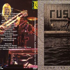 Rush 1991-12-12 Knickerbocker Arena, Albany, NY DVD