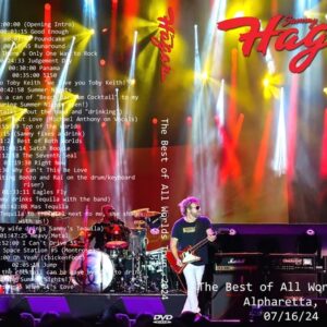 Sammy Hagar 2024-07-16 The Best of All Worlds Tour, Alpharetta, GA DVD