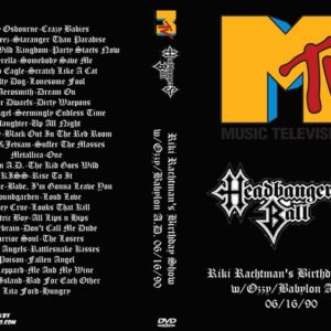 MTV Headbangers 1990-06-16 Riki Rachtman's Birthday Show with Ozzy, Babylon A.D. DVD
