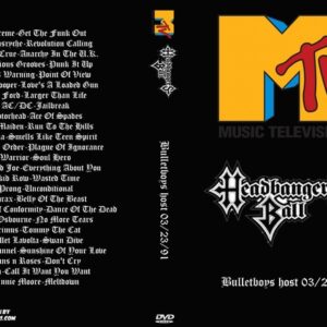 MTV Headbangers 1991-03-23 Bulletboys host DVD