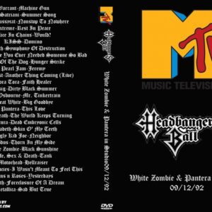 MTV Headbangers 1992-09-12 White Zombie & Pantera in Studio DVD